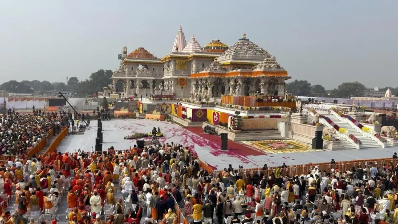 Ayodhya Ram Mandir: India PM Modi Inaugurates Hindu Temple on Demolished Babri Mosque Site