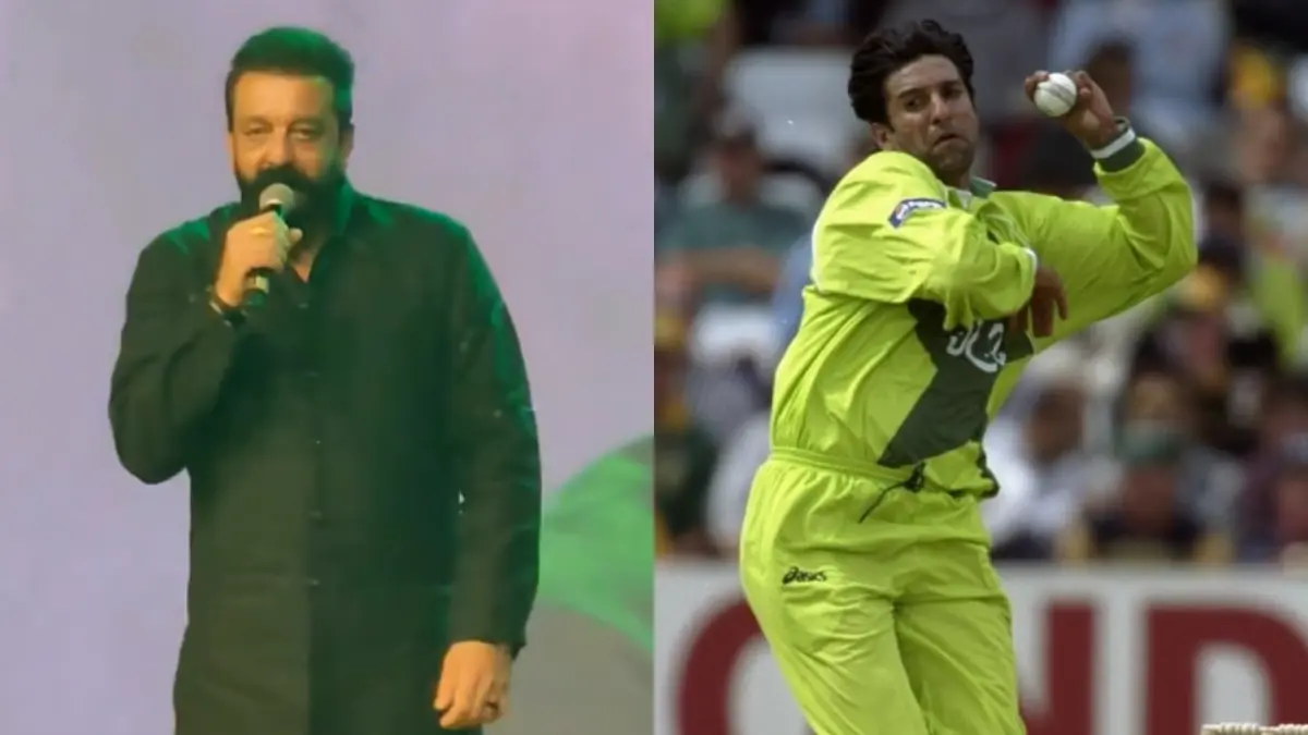 Bollywosd Actor Sanjay Dutt Declares Wasim Akram the 'God of Cricket'