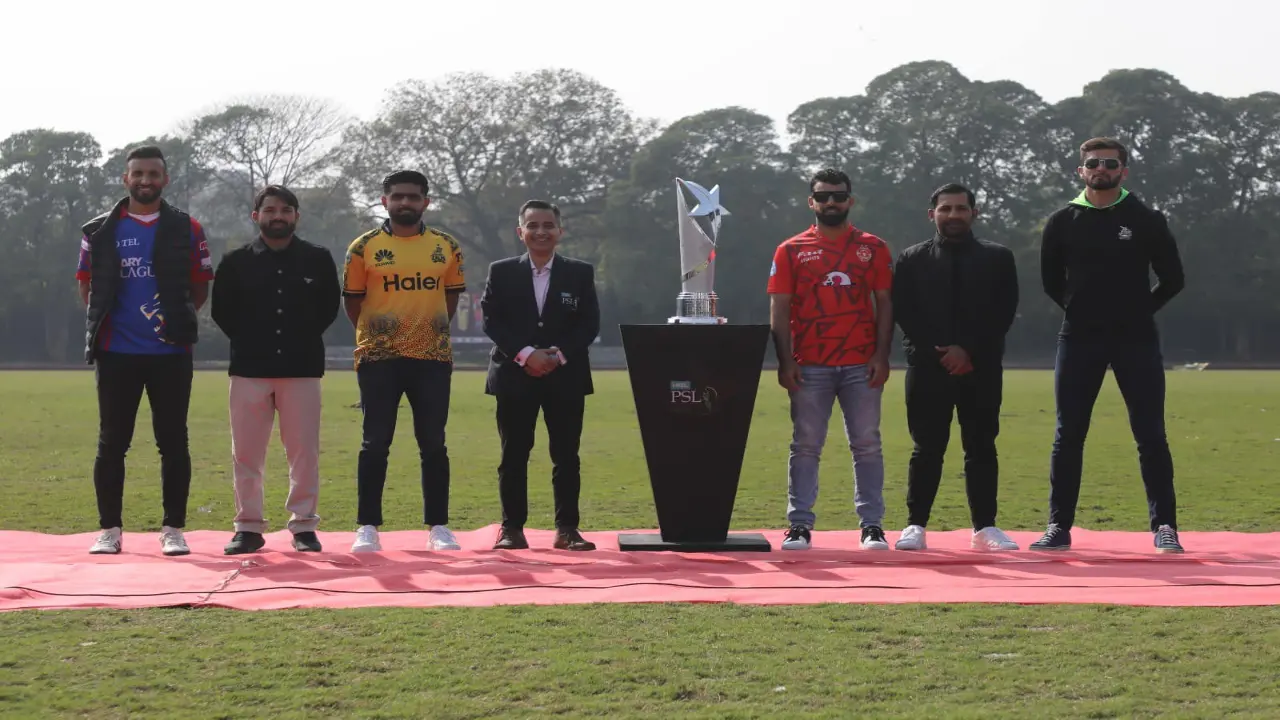 HBL PSL 9 trophy has revealed at the Polo Ground,Jillani Park