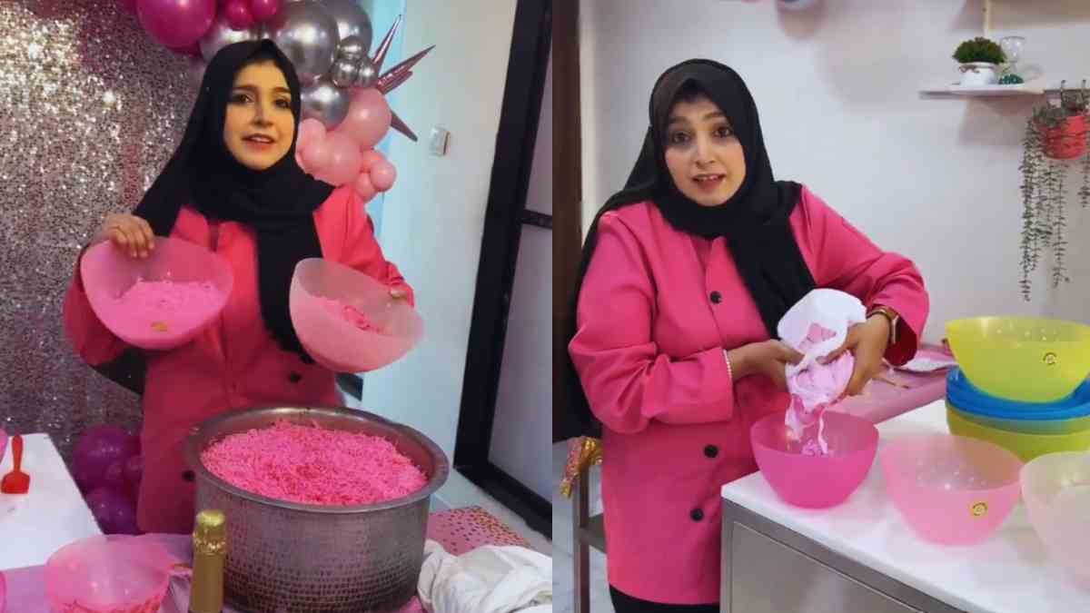Mumbai Baker's Controversial Pink Biryani at Barbie-Themed Party